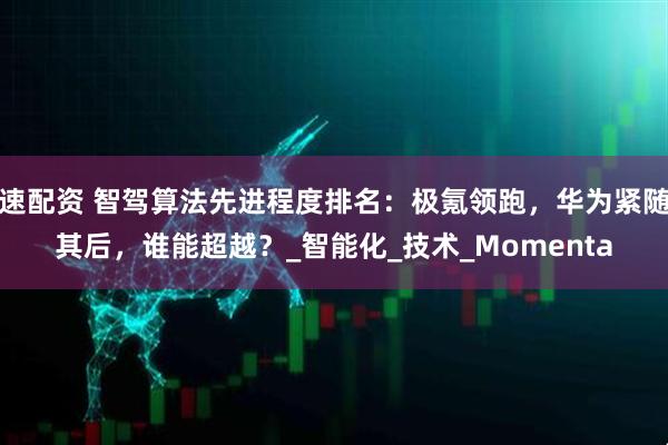 速配资 智驾算法先进程度排名：极氪领跑，华为紧随其后，谁能超越？_智能化_技术_Momenta